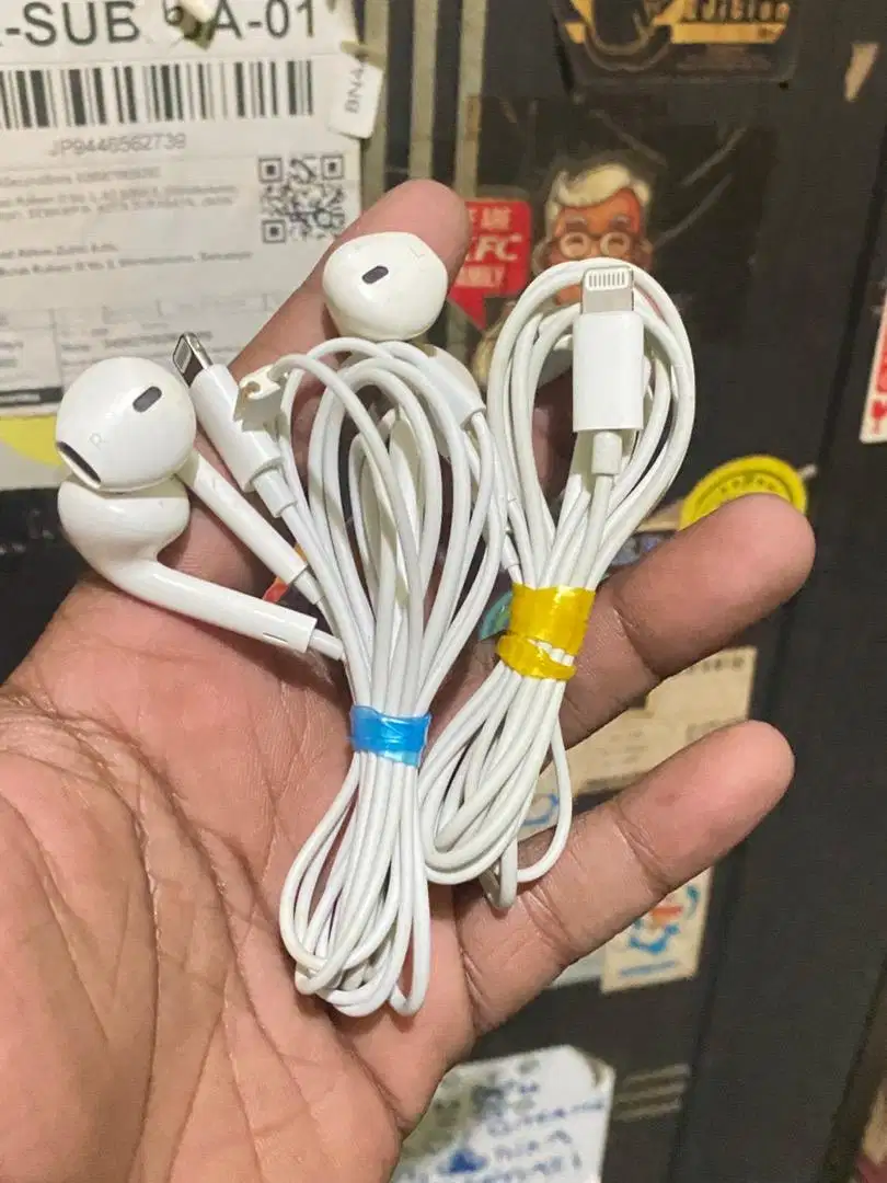 Earphone headset iphone Lightning Original second copotan