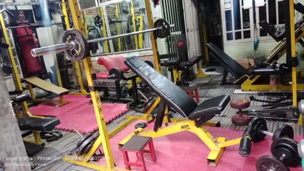 Jual full set alat gym komersil siap usaha