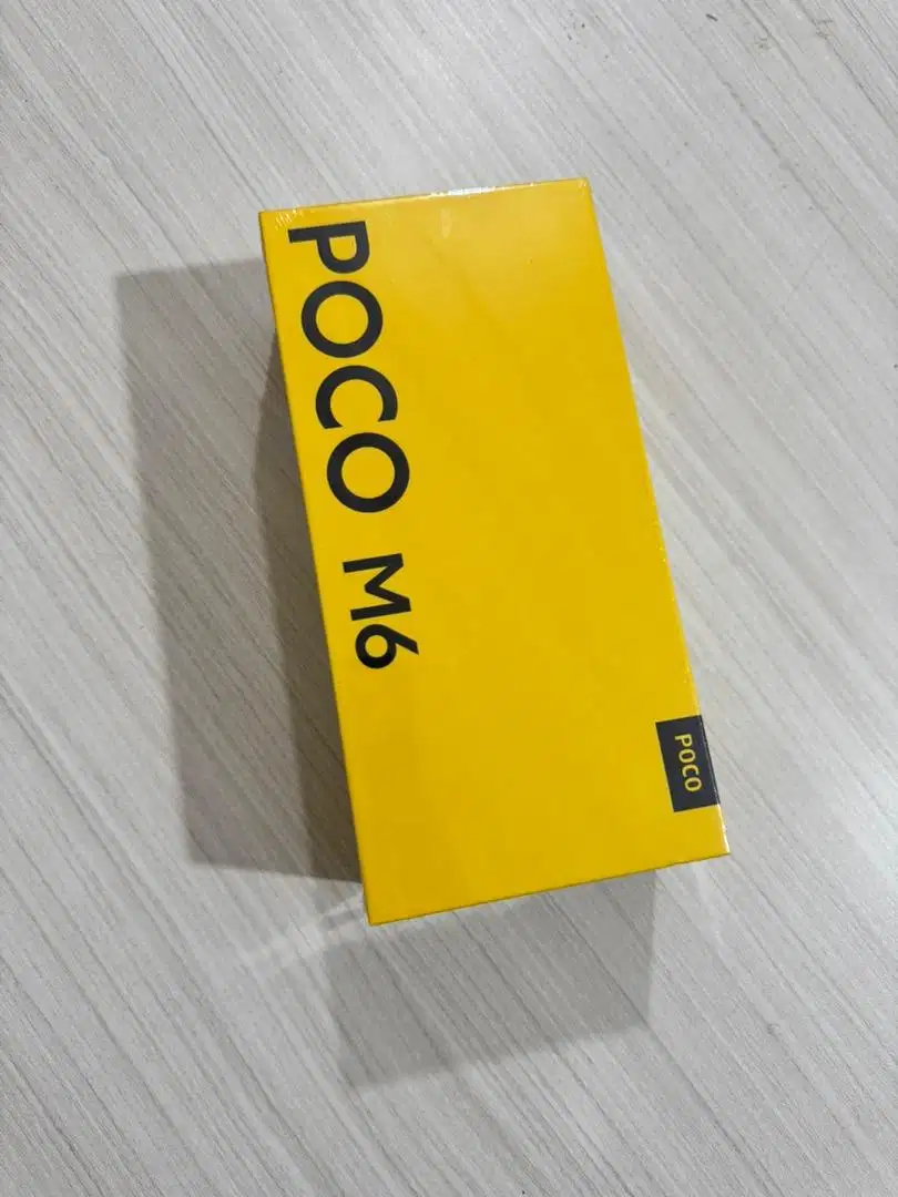 New Poco M6 8/256 garansi resmi