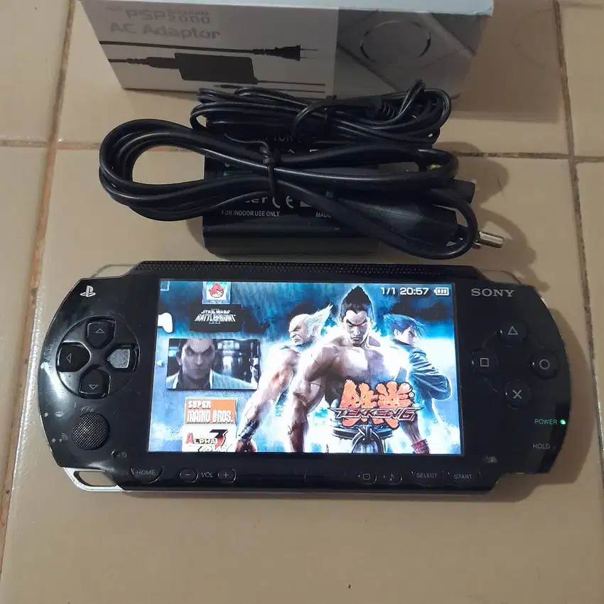 PSP FAT Tebel Cakep Memory games 16gb Fullgame Plus Cassannya