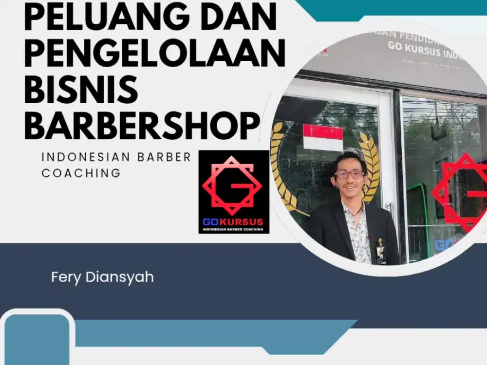 ,  BUKU BARBERSHOP, BUKU , BUKU TUNTUNAN MEMBUKA USAHA BARBERSHOP