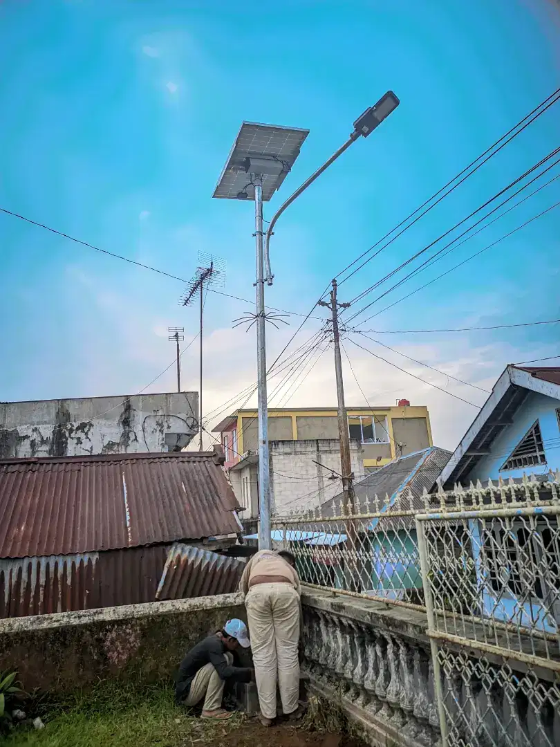 Tiang PJU dan Lampu Solar Cell kalimantan
