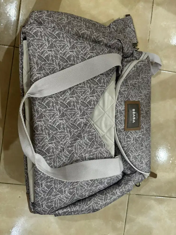 Tas Bayi Beaba Grey Baru Termurah