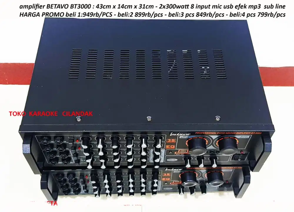 amplifier karaoke murah