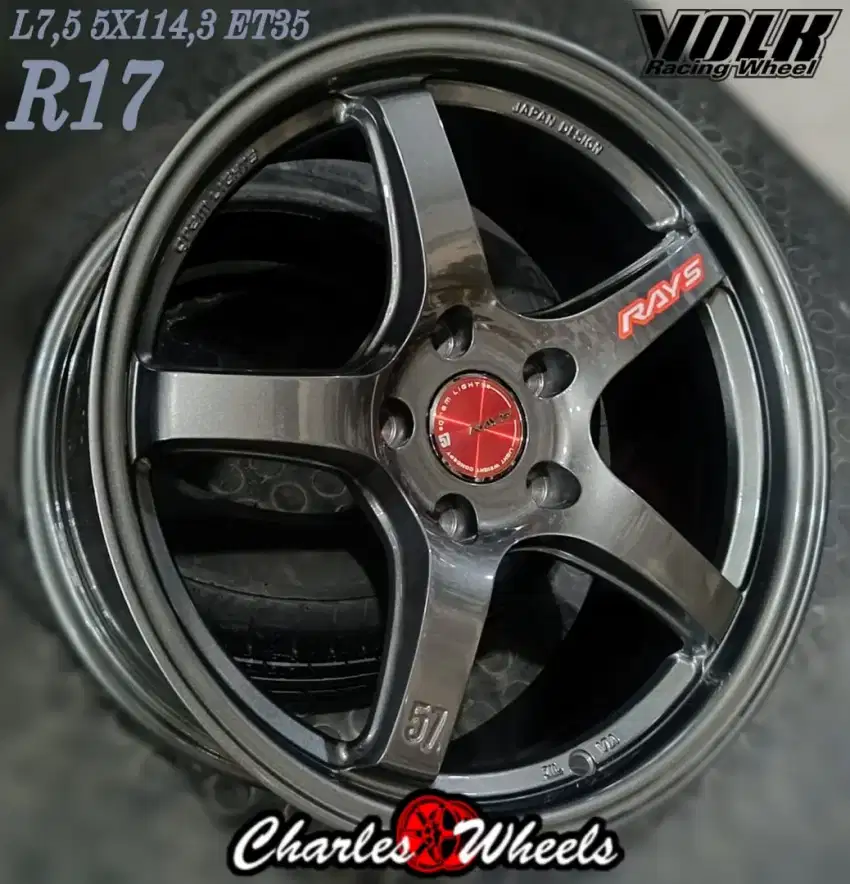 Jual velg 57 r17 5x114,3 innova crv hrv hyundai terios rush dll