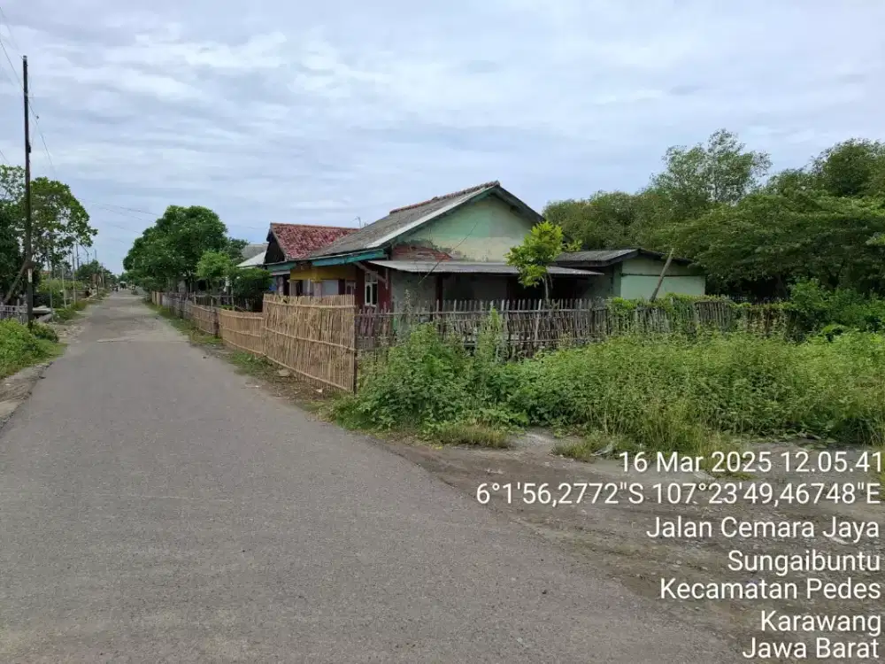 Di jual tanah pantai di jalan cemara jaya sungai buntu