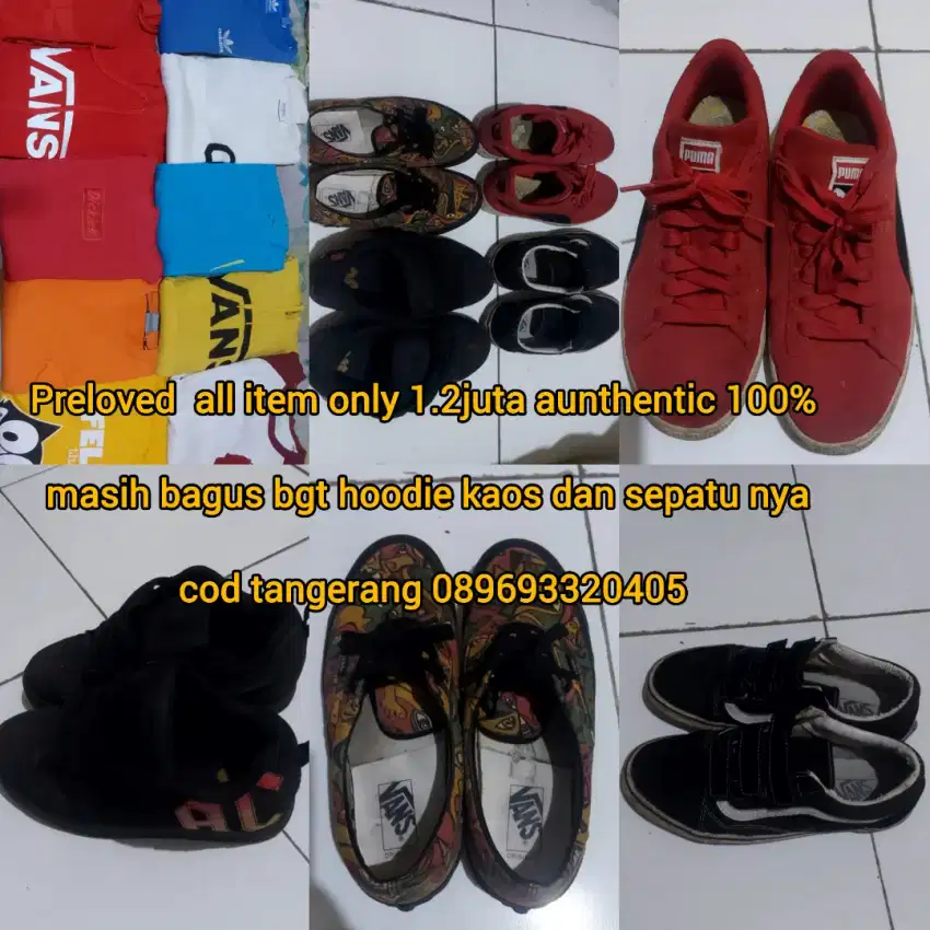 Jual prelove vans dikies felix authentic murah