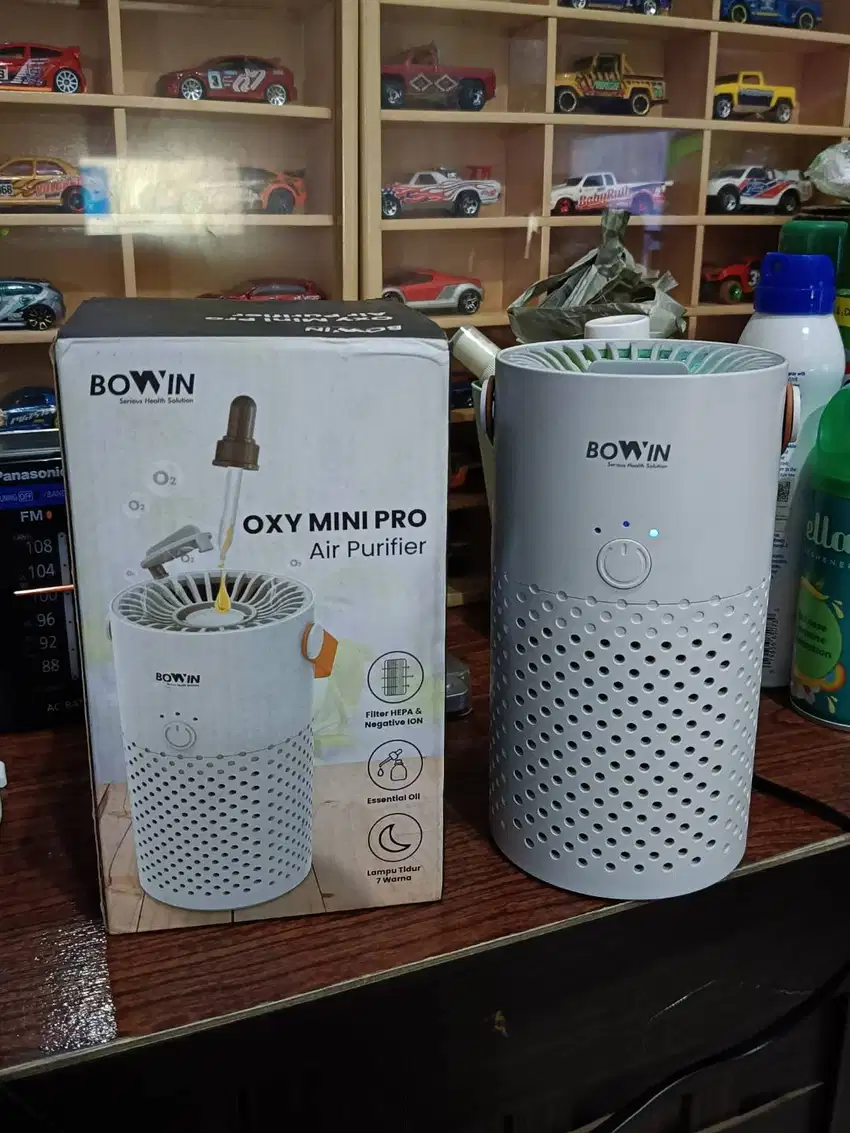 Bowin Air Purifier Oxy Mini Pro (3in1 True HEPA, ANION, Karbon Filter)