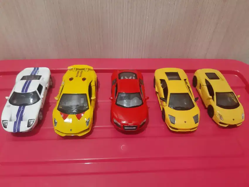 Diecast Kinsmart Miniatur Mobil 5 Pcs