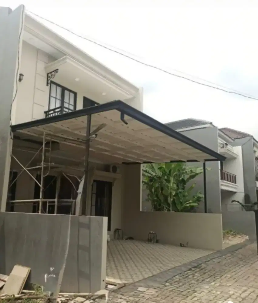 KANOPI MINIMALIS ATAP ALDERON DOUBLE LAYER