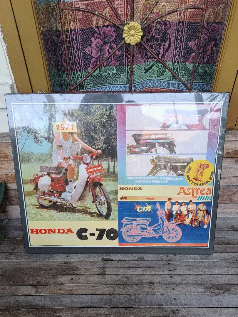 Poster Vintage Retro Classic kayu hiasan dinding