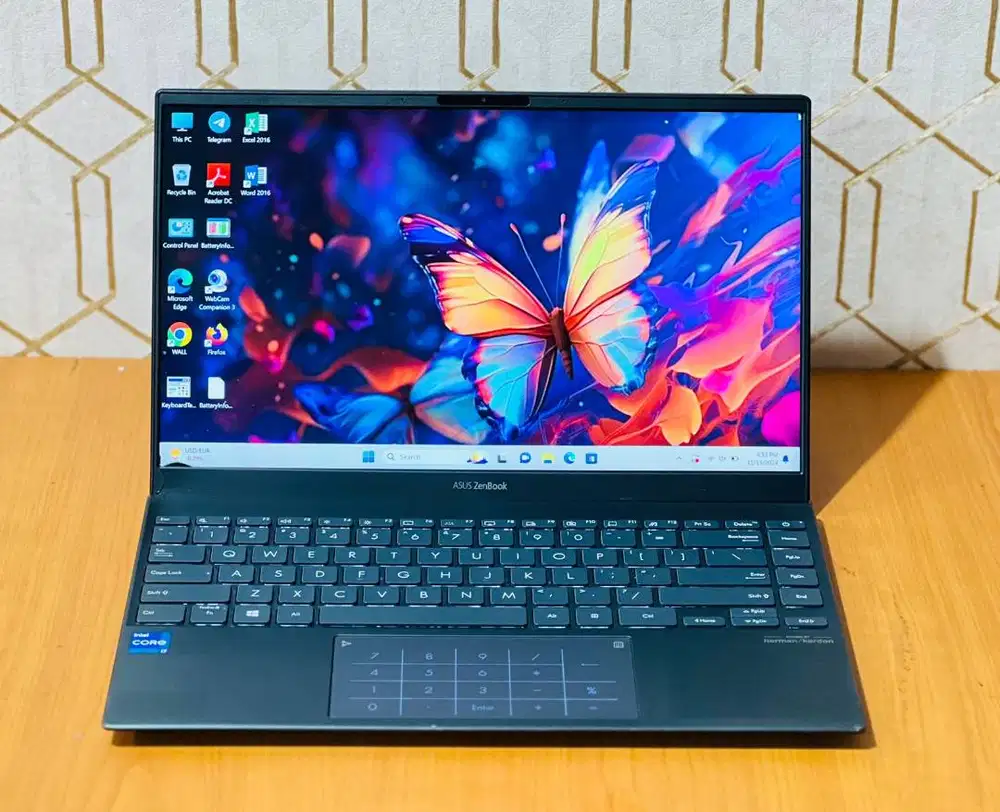 ASUS ZENBOOK UX425EA COREI7 GEN11 RAM 16/256GB CEK DESKRIPSI (M)