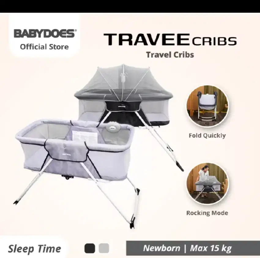 Travee Cribs Baby does (Tempat tidur bayi)