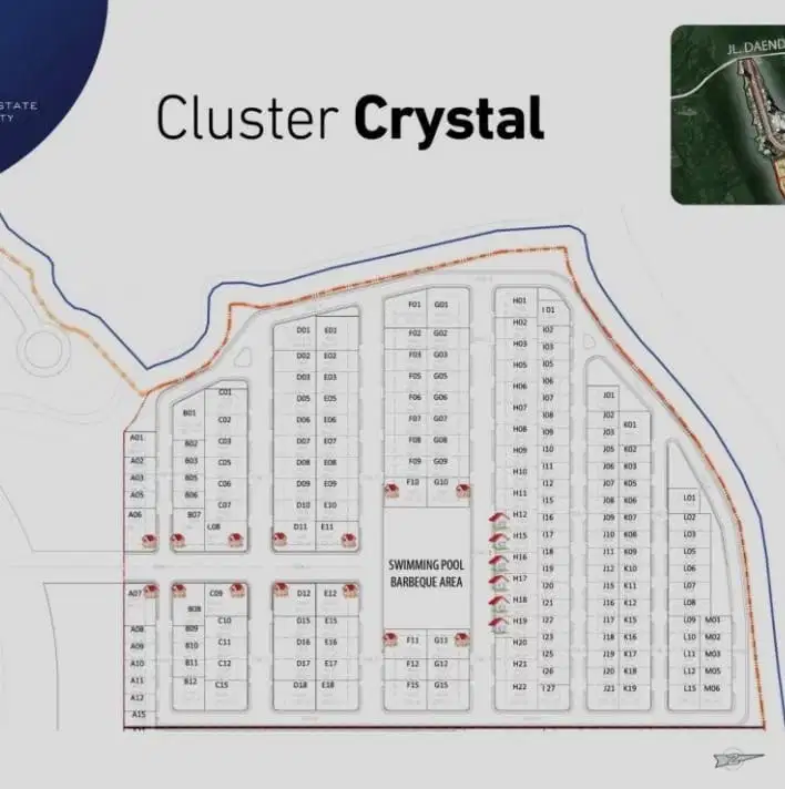 Dijual Tanah Kavling 2 Jejer Cluster Crystal GEM City by AKR Gresik