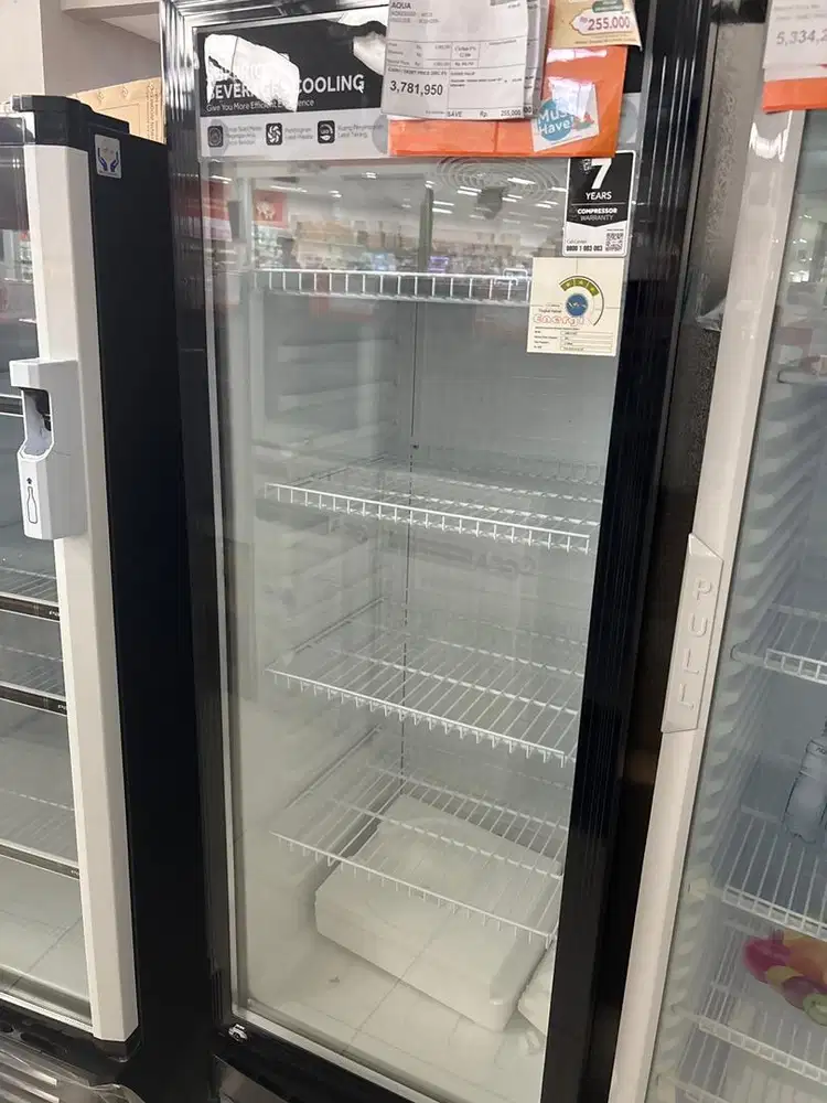 Showcase Aqua 4rak bisa dicicil