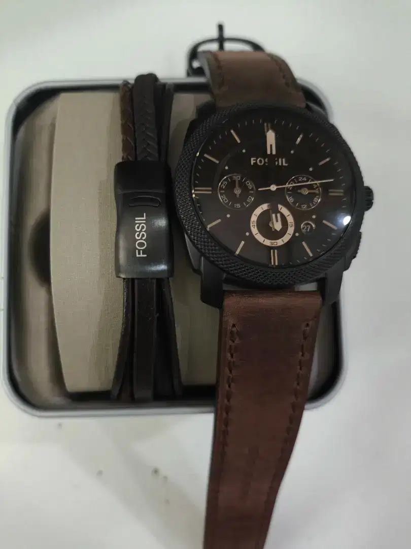 Jam Tangan Fossil FS4656+Bracelet