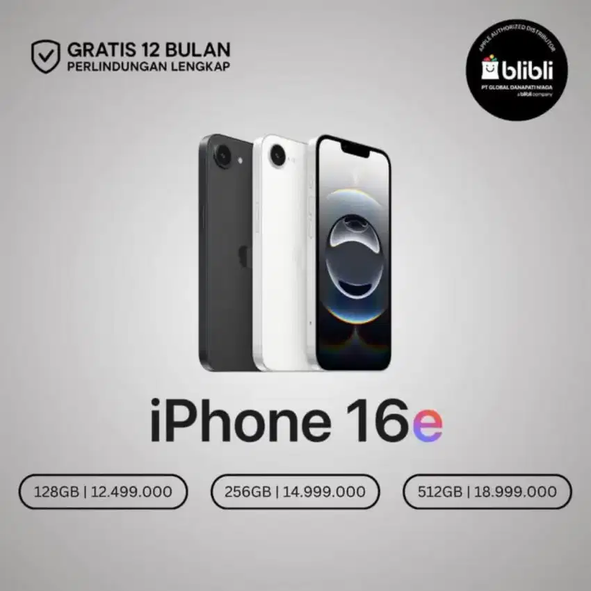 IPHONE 16E READY DI PLANET GADGET MOJOKERTO