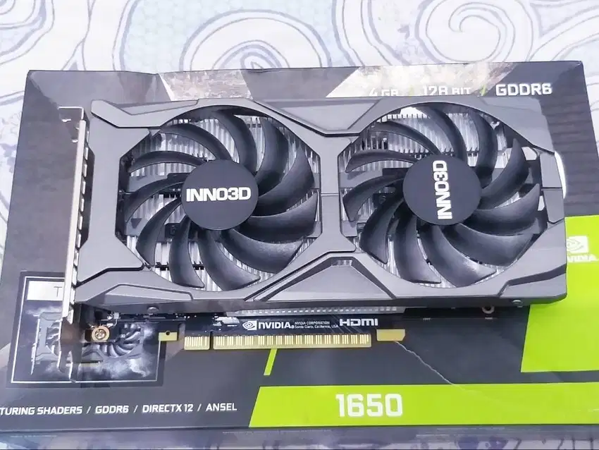 vga card nvidia gaming innod3D gtx 1650/ 4GB/ GDDR6
