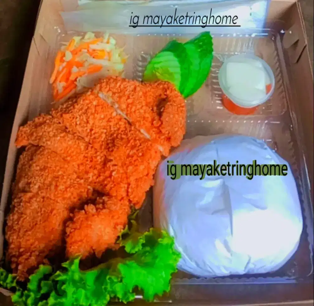 Nasi kotak cocok untuk acara ulang tahun dll