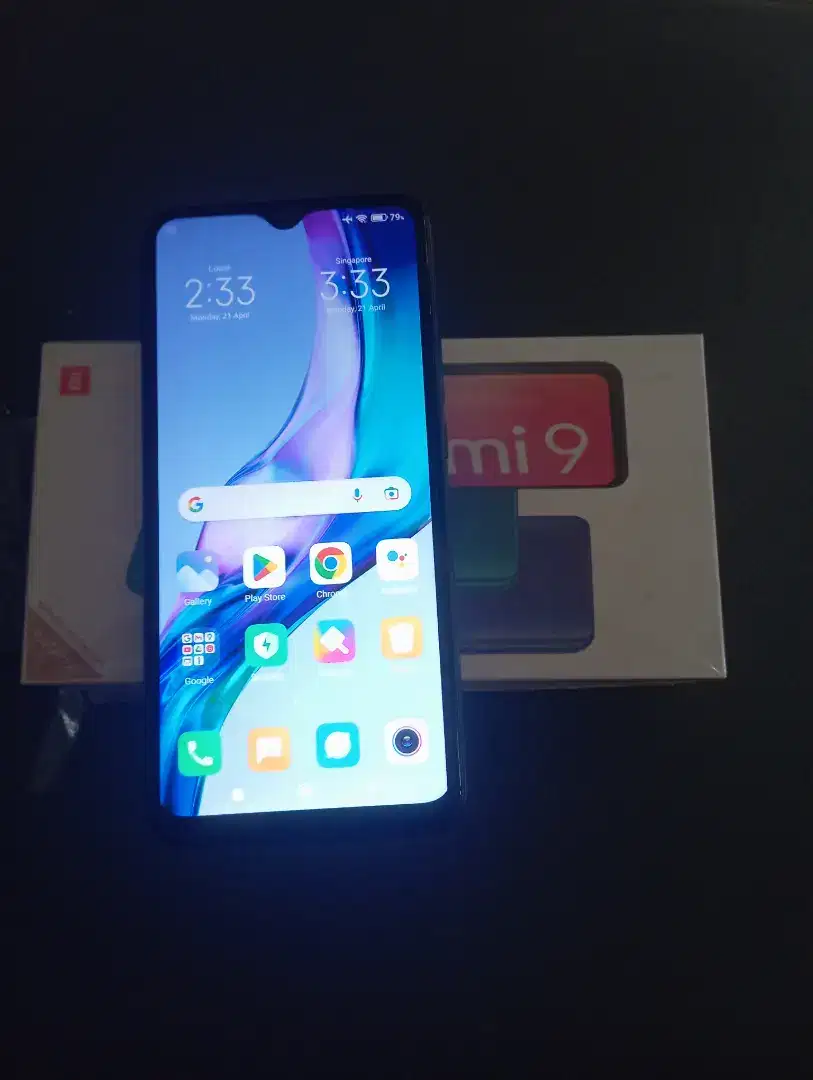 Redmi 9 4/64 full set lengkap