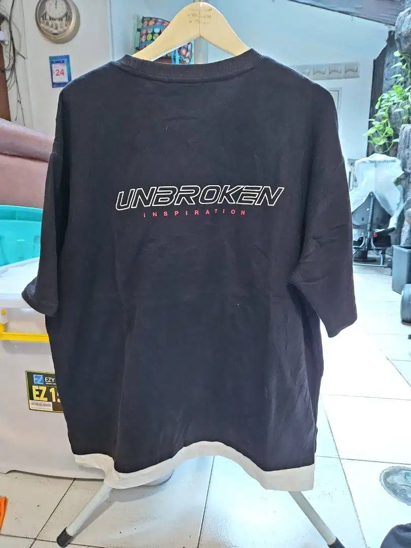 Jambangee jeans kaos baju oversize size XXL