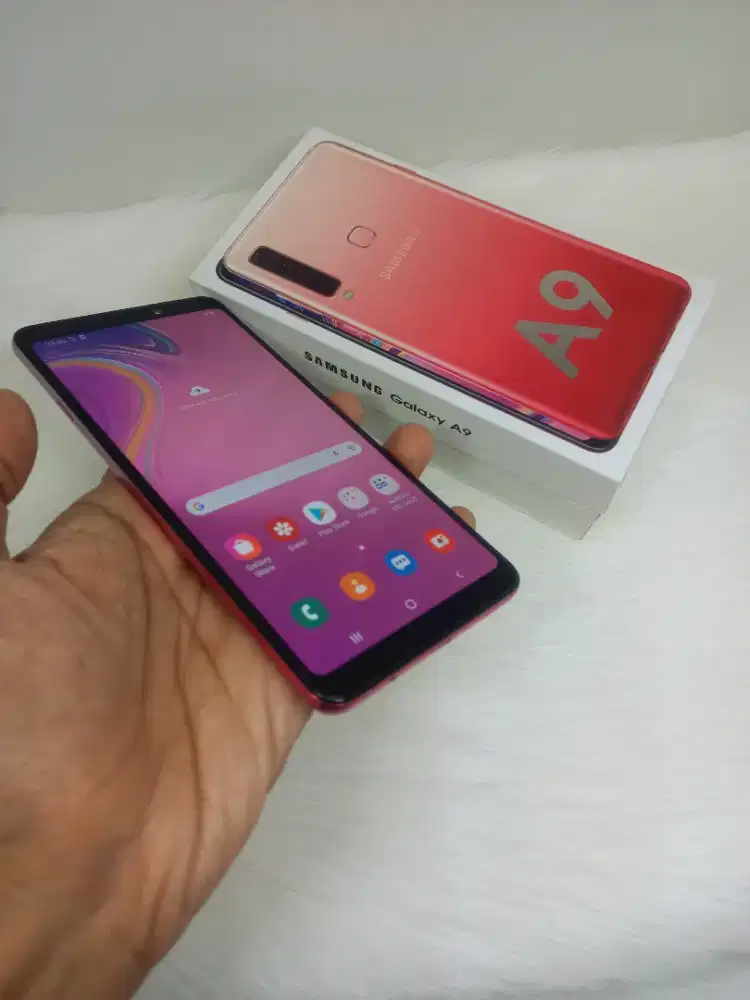 Samsung a9 128gb lengkap second ya