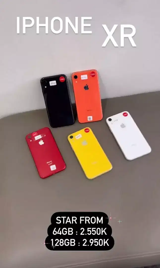 Iphone XR 64/128 GB Second Like New