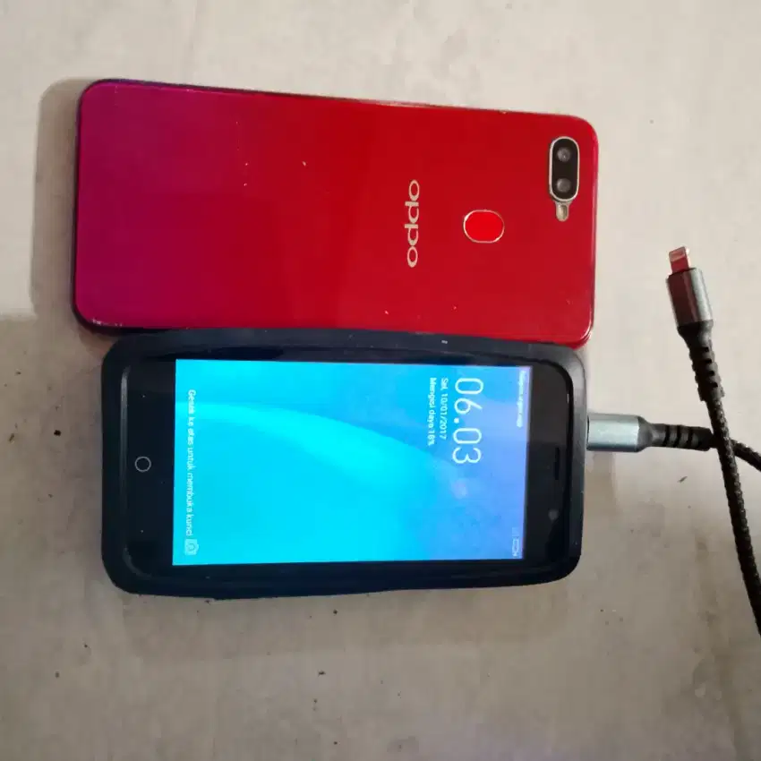 Dijual Hp Oppo A7 dan Evercoss xtream 1