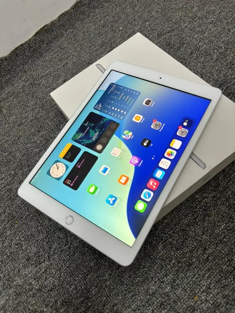 Ipad 8 WiFi 128gb Silver ios 18 Semua Normal Jual Murah Fullset BJM
