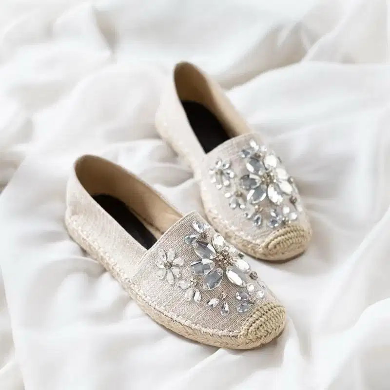 Dijual Cepat Sepatu SKEMA Espadrilles Beige Kanvas Size 38