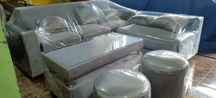 2 Set Sofa Tamu Minimalis Pojok Sudut Minimalis Dan Alexa