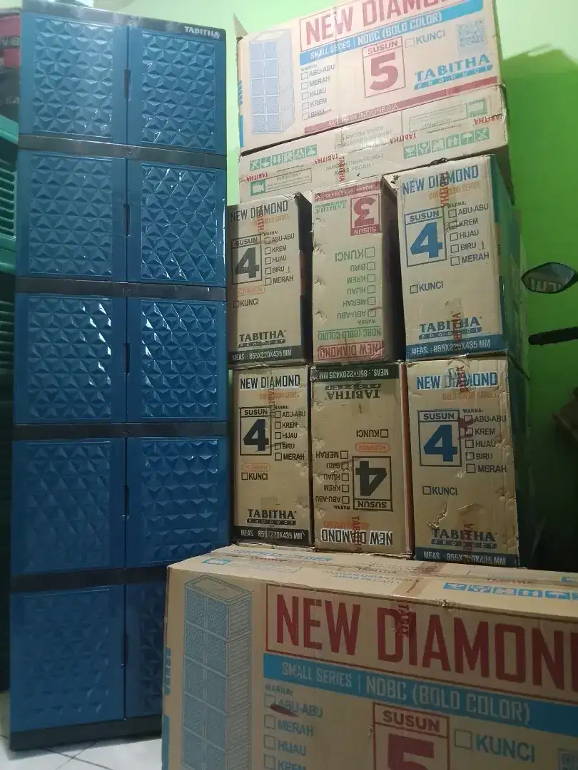 Lemari plastik 5 susun