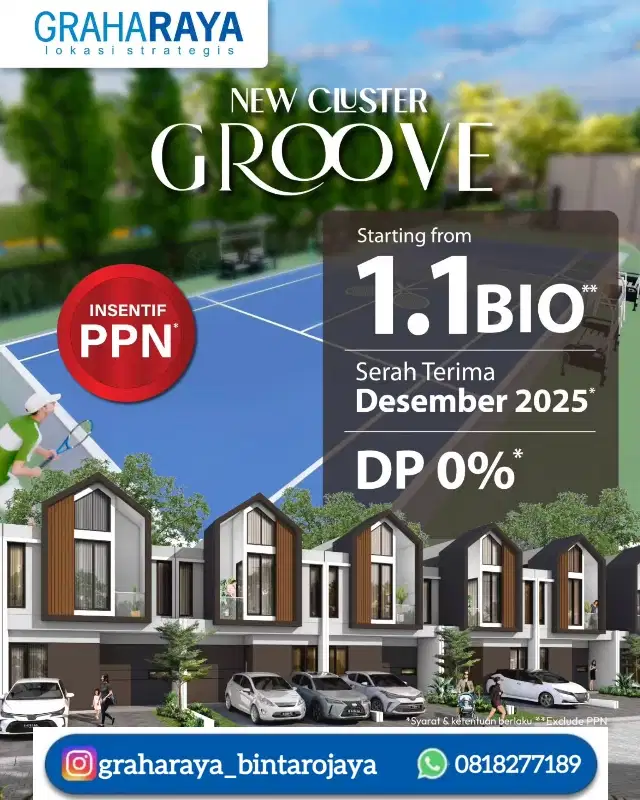Cluster The Groove Graha Raya Bintaro