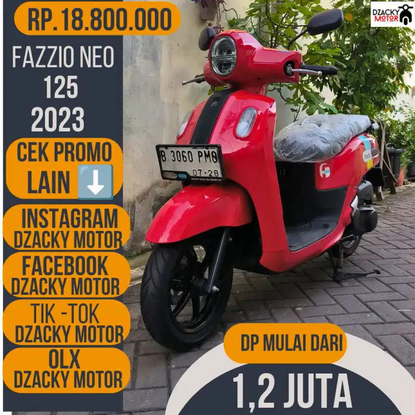 ALL NEW FAZZIO NEO 2023 SECOND LIKE NEW
