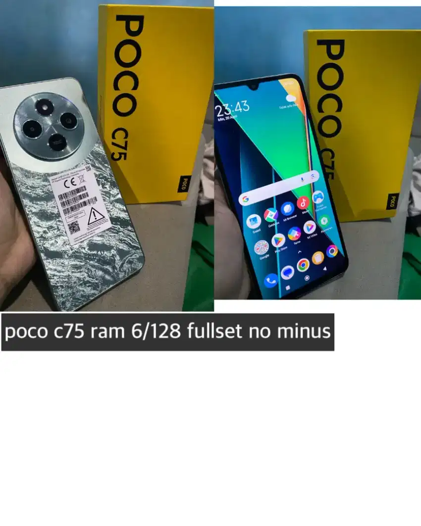 Poco c75 6/128 fullset