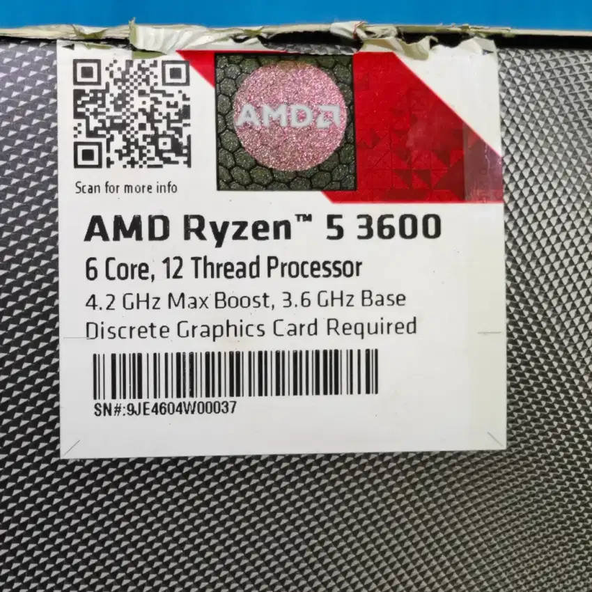 AMD Ryzen 5 3600 AM4