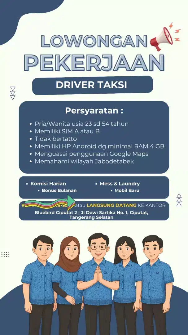 DRIVER PENGEMUDI SUPIR