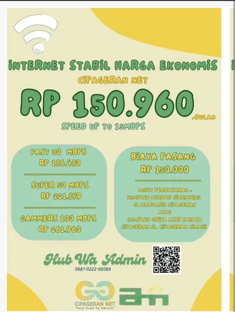 Cipageran net internet murah berkualitas