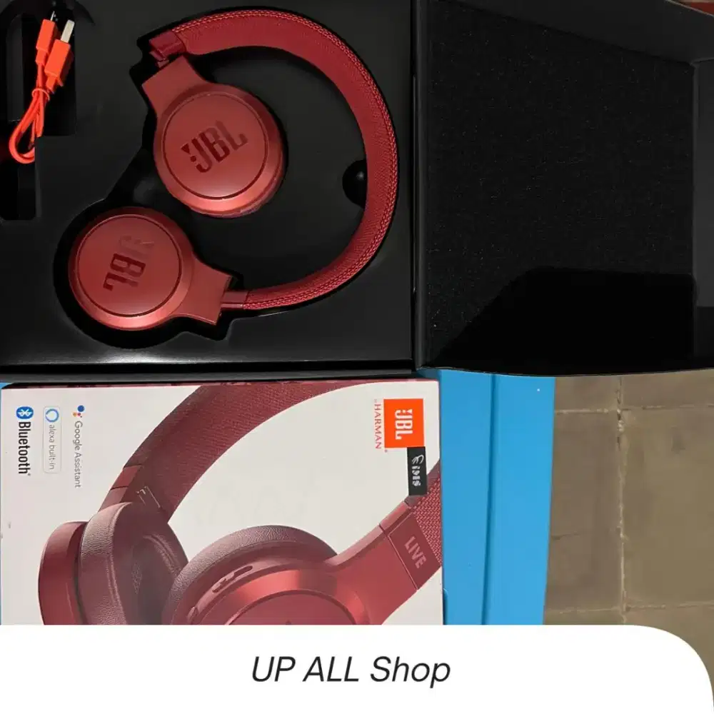 JBL live 400 BT merah maroon mulus original