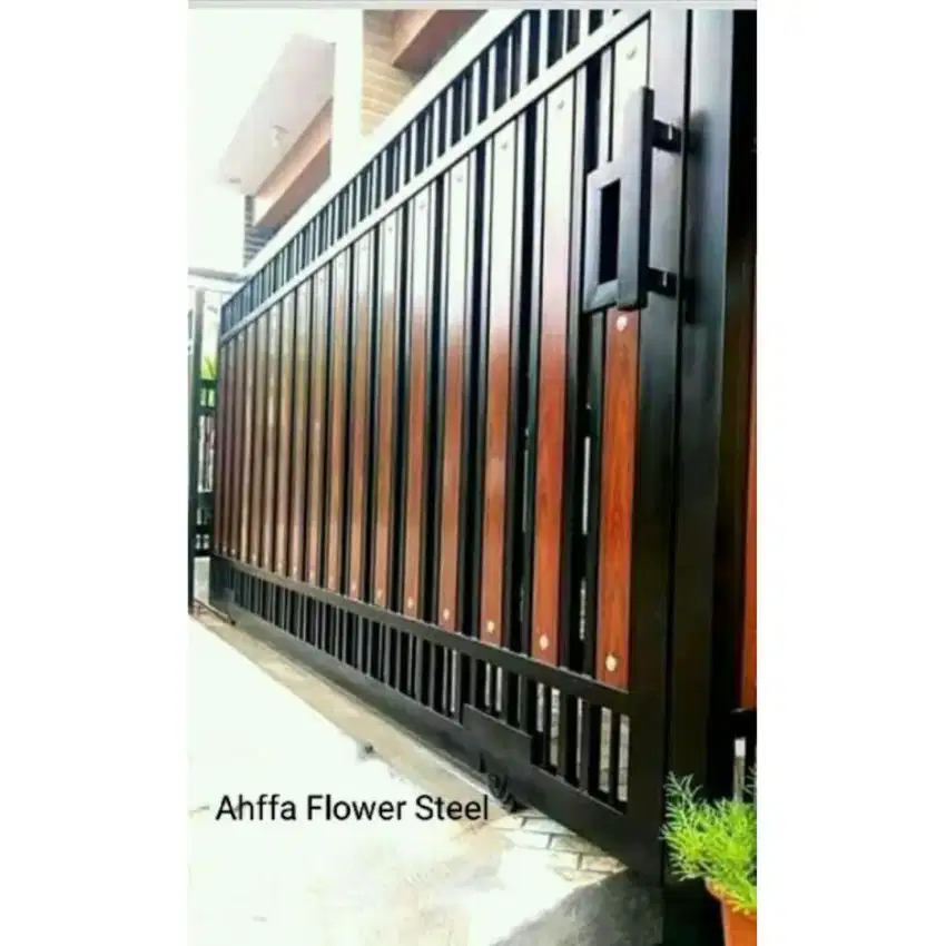 Pintu gerbang minimalis