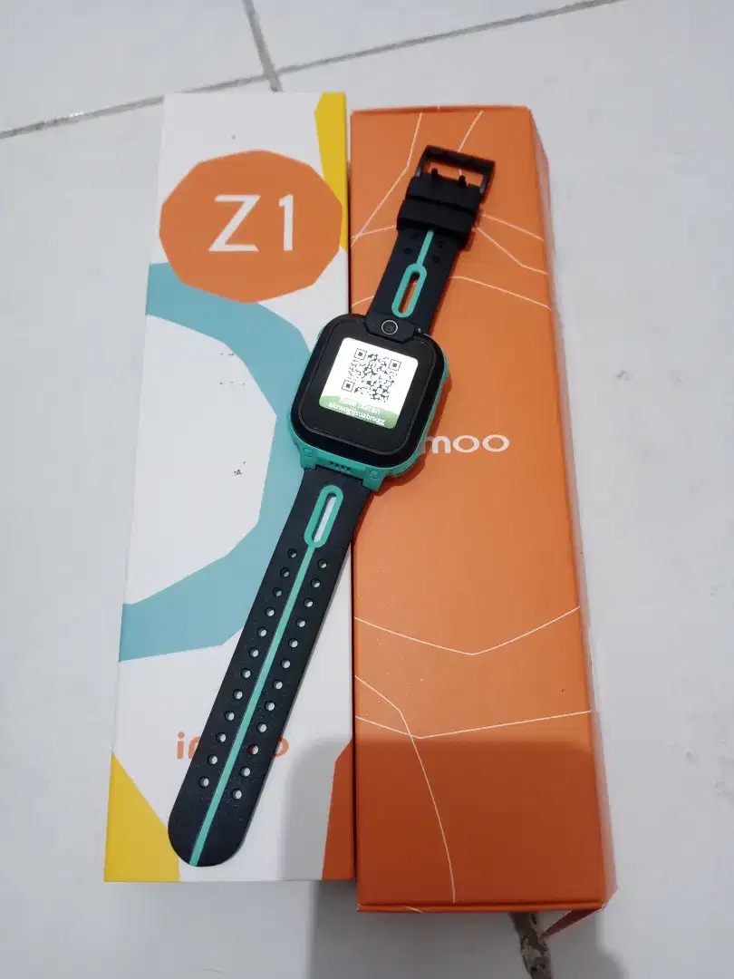 Second IMOO Watch Phone Z1 Original fulset kondisi like new nominus