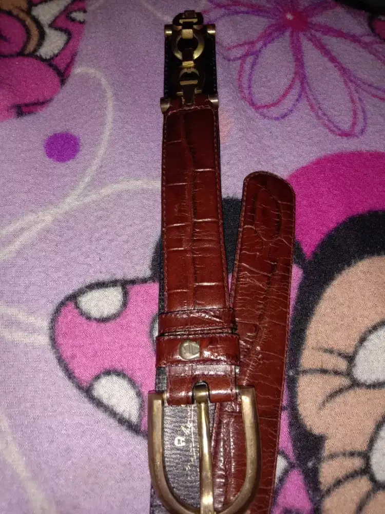 Ikat pinggang kulit branded second