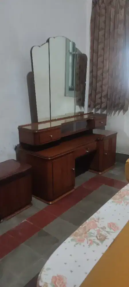 Meja rias vintage full Jati