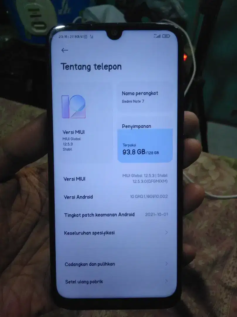 Redmi Note 7 Ram 4/128