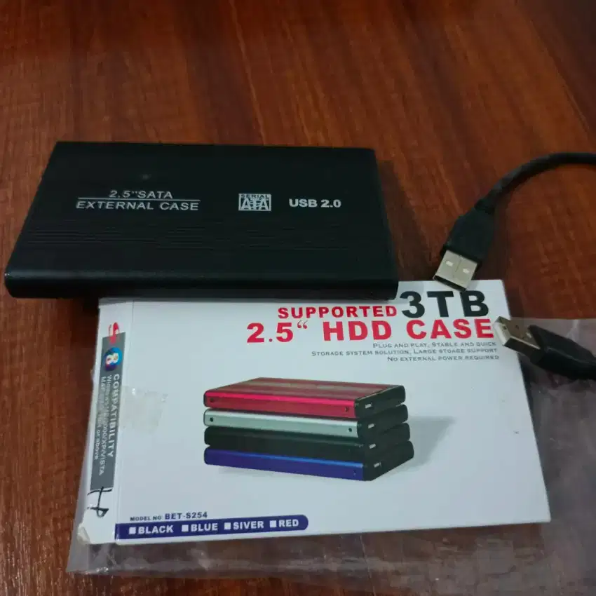 Casing Hardisk Sata 2,5 Support 3TB, USB 3.0 panjang kabel 30cm