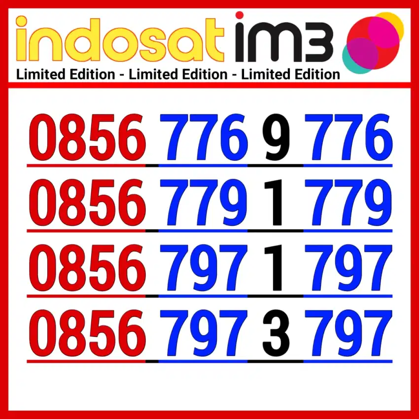 NOMOR CANTIK INDOSAT IM3 11 digit