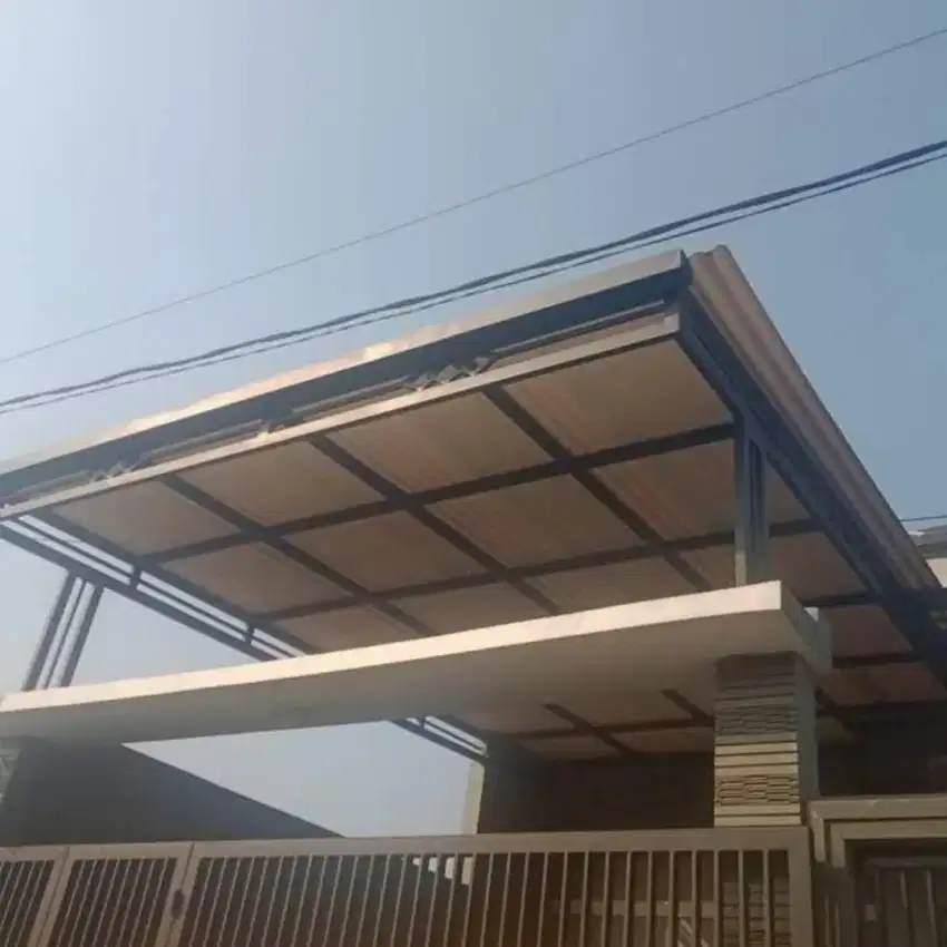 007 kanopi atap upvc alderon double layer