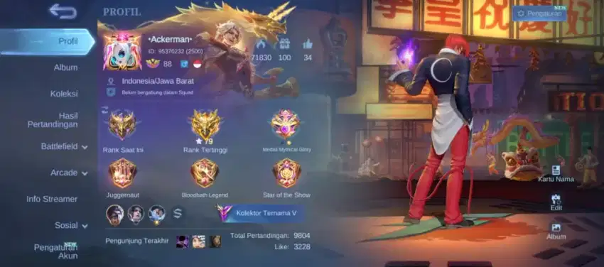 akun mobile legend