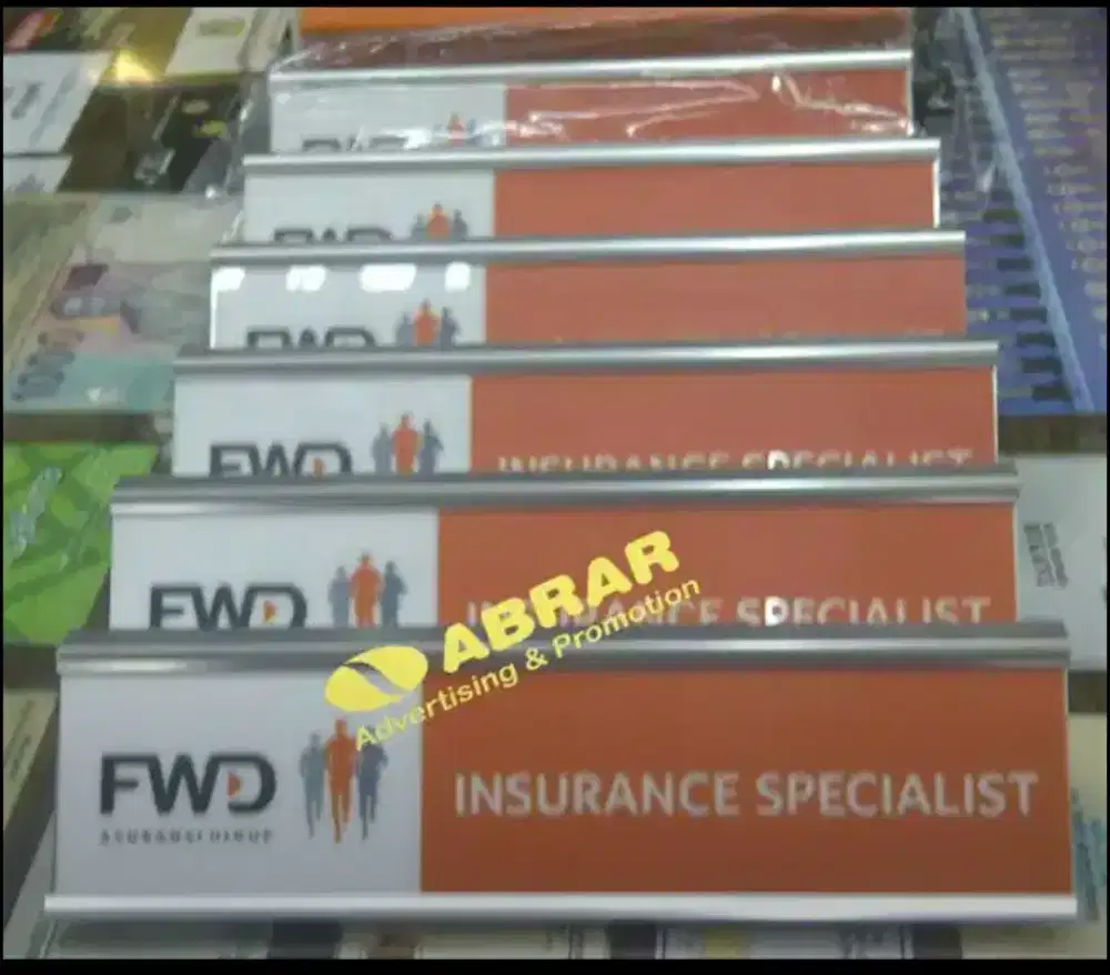 Papan Nama Meja Kantor/ Pintu, Dinding, Alumuium