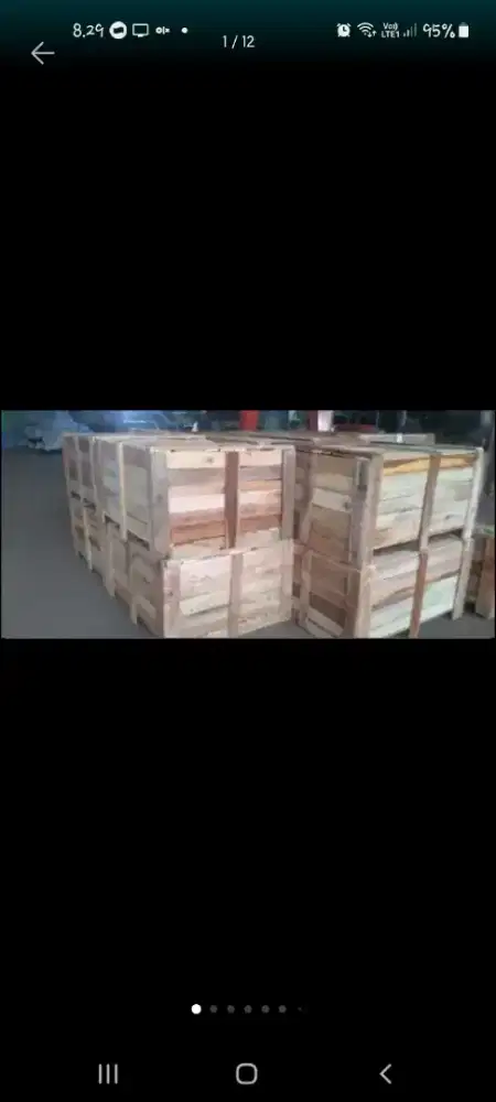 Supplier pallet kayu dan peti packing kayu murah